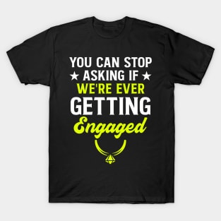 Funny Engagement Design Save The Date Shirt0 T-Shirt